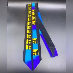 Mens Rush Limbaugh geometric abstract tie